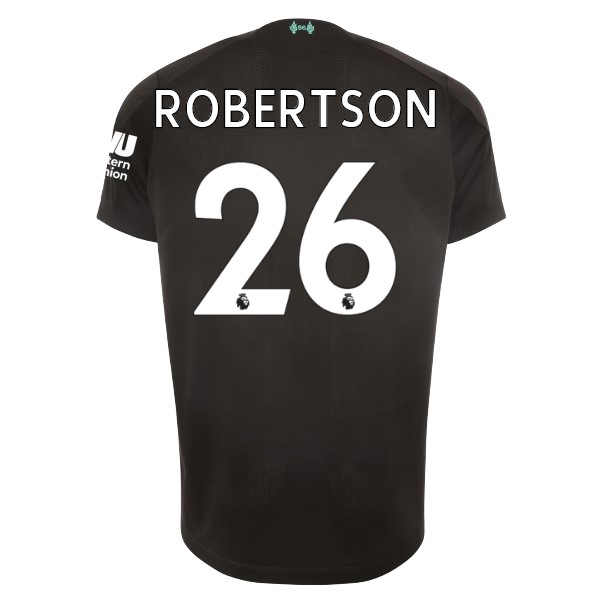 Camiseta Liverpool NO.26 Robertson Tercera equipo 2019-20 Negro